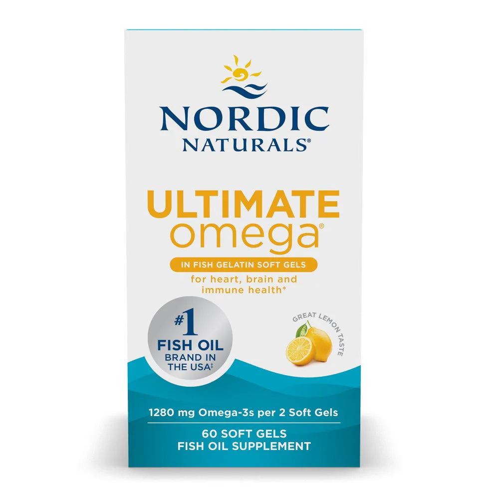 Ultimate Omega in Fish Gelatin 60 Soft Gels