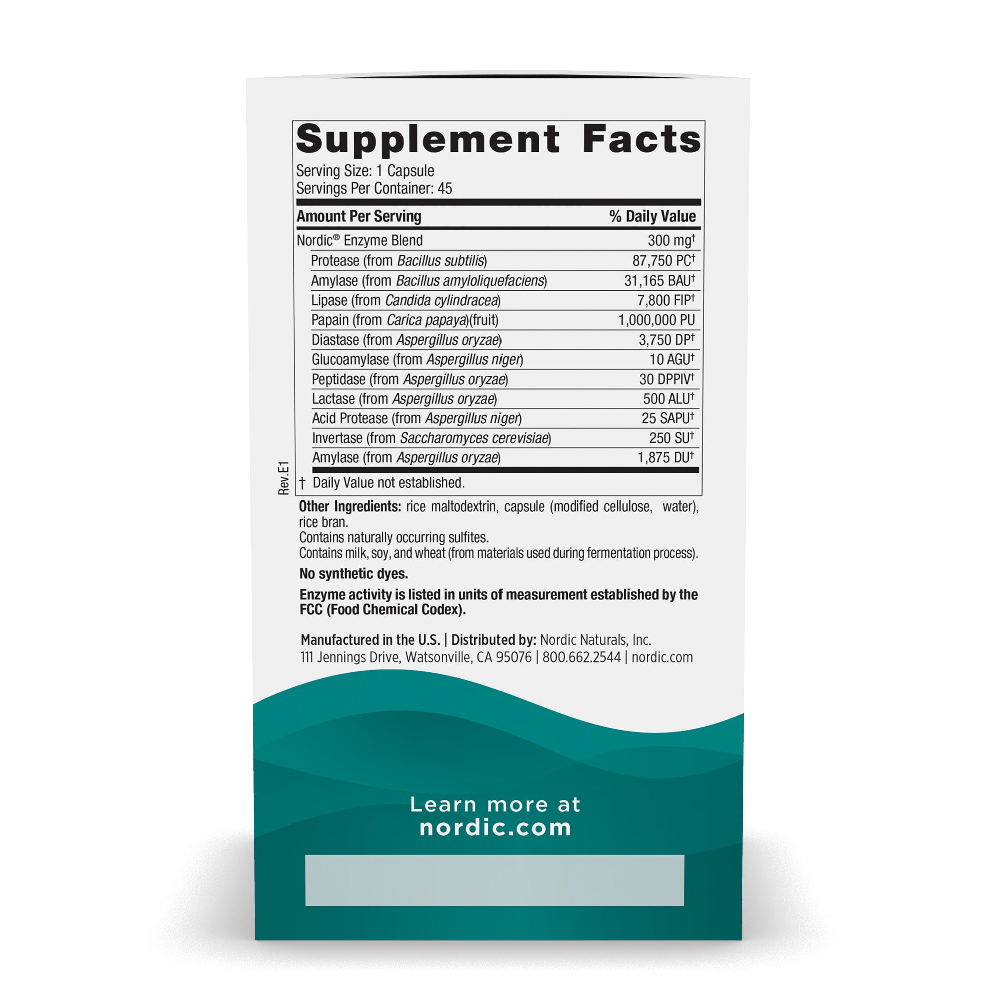 Flora Digestive Enzymes